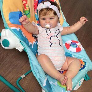 ❤️ 20 Inch Baby Girl Doll Full Body Vinyl  Newborn Baby